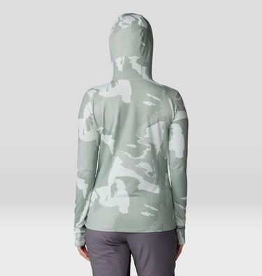 Women's Butter Up Long Sleeve Hoody, Color: White Sage Snowdrifts Print, image 6