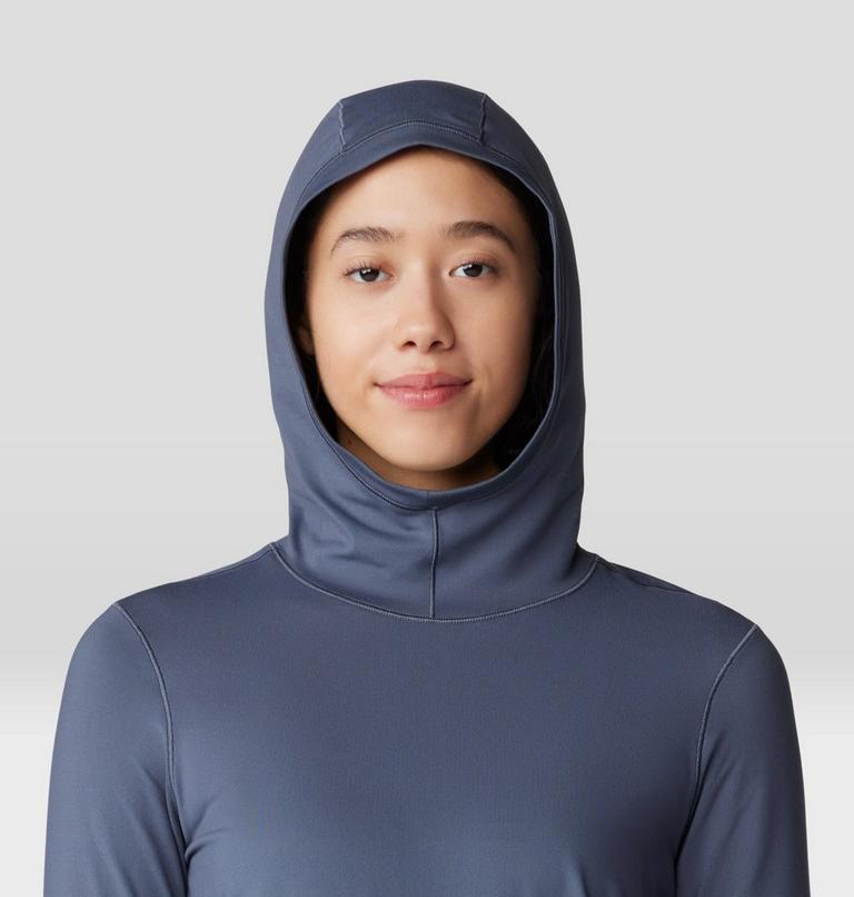 Women's Butter Up Hoody, Color: Blue Slate, image 4