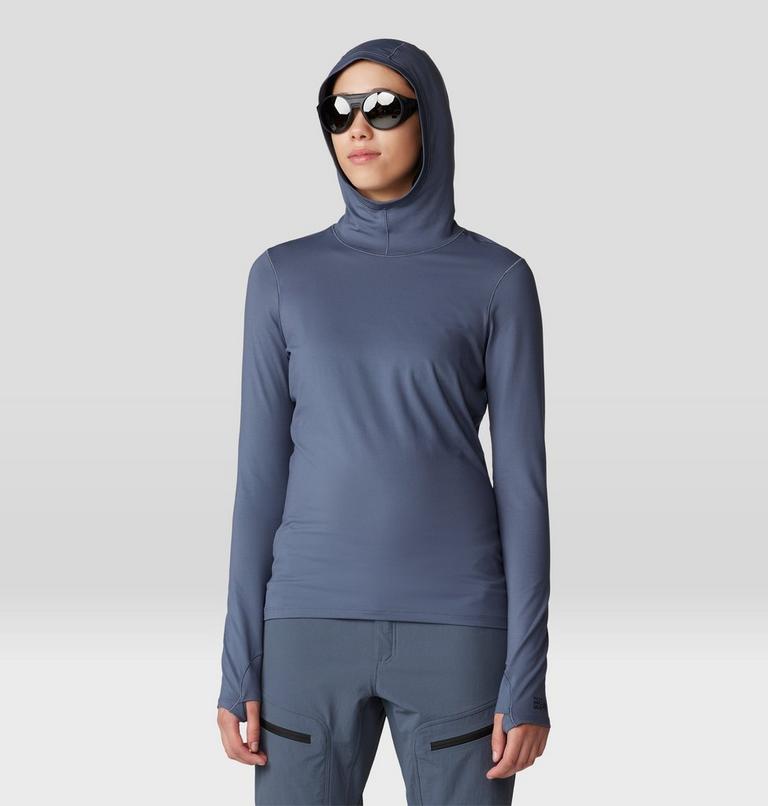 Women's Butter Up Hoody, Color: Blue Slate, image 7