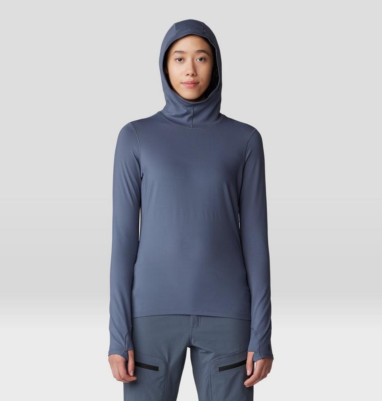Women's Butter Up Hoody, Color: Blue Slate, image 1