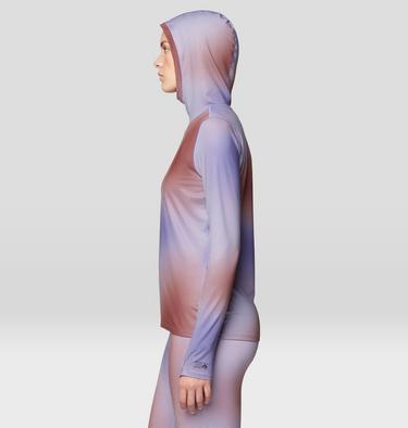 Women's Butter Up Hoody, Color: Avid Multi Ombre Print, image 3
