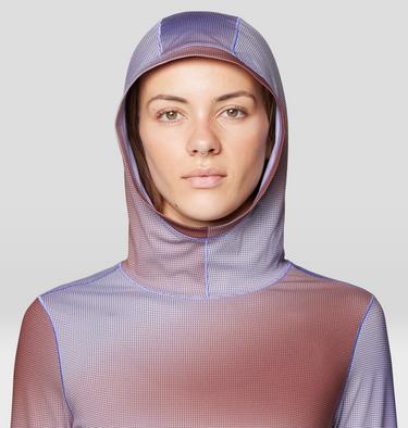 Women's Butter Up Hoody, Color: Avid Multi Ombre Print, image 4
