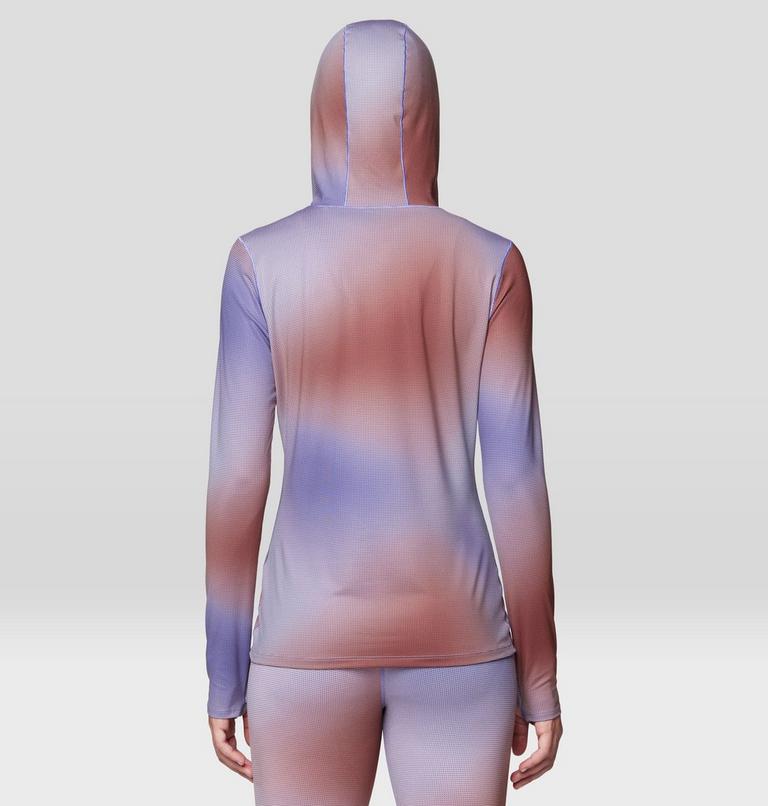 Women's Butter Up Hoody, Color: Avid Multi Ombre Print, image 2