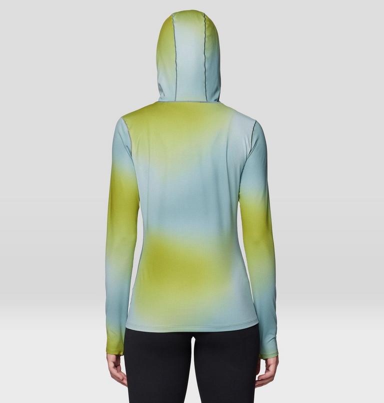 Women's Butter Up Hoody, Color: Blue Sage Multi Ombre Print, image 3