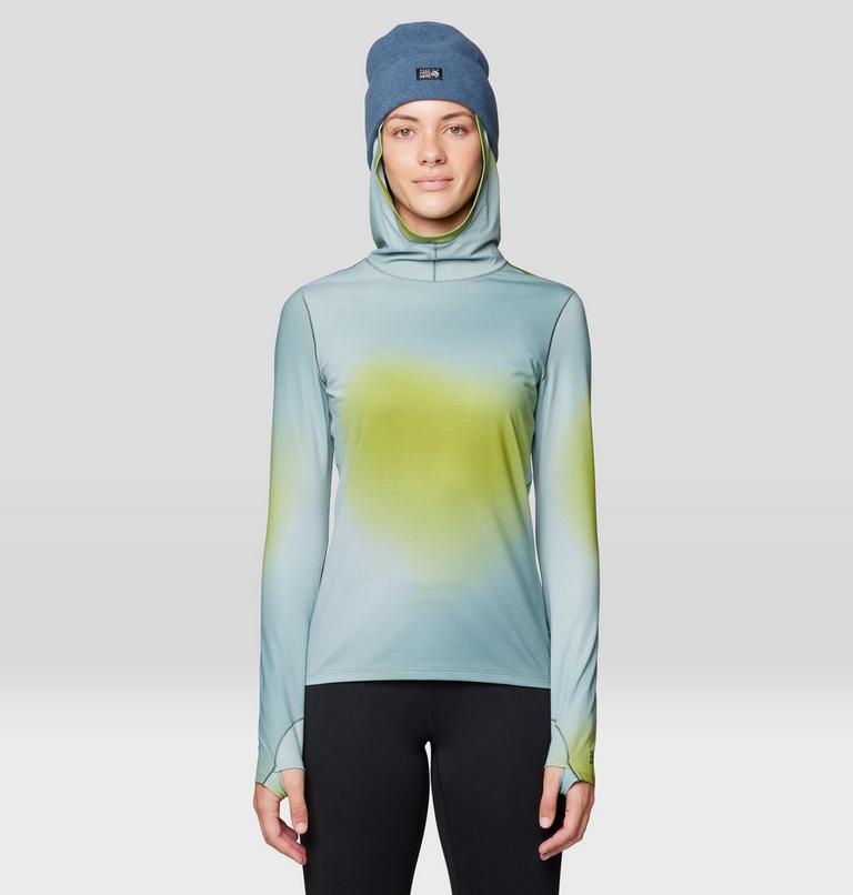 Women's Butter Up Hoody, Color: Blue Sage Multi Ombre Print, image 1