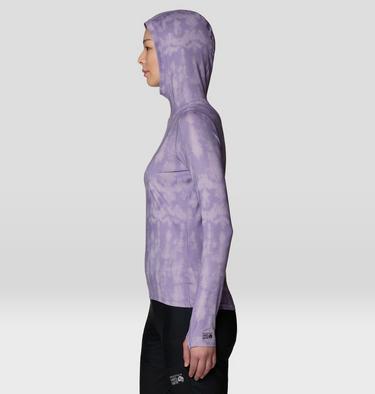 Women's Butter Up Hoody, Color: Violet Stone Shadowdye XS Print, image 11