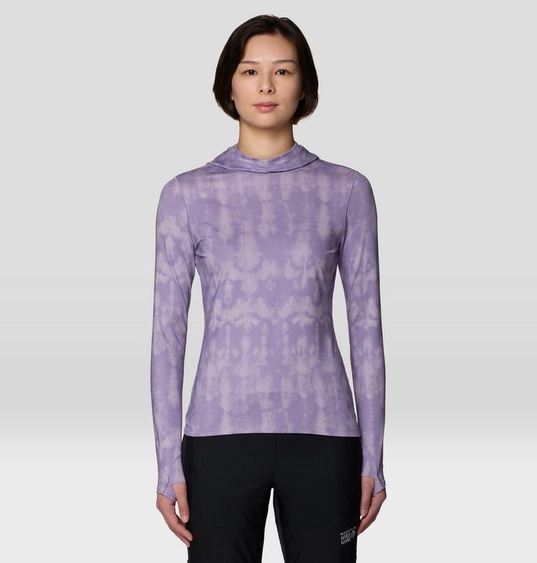 Women's Butter Up Hoody, Color: Violet Stone Shadowdye XS Print, image 4