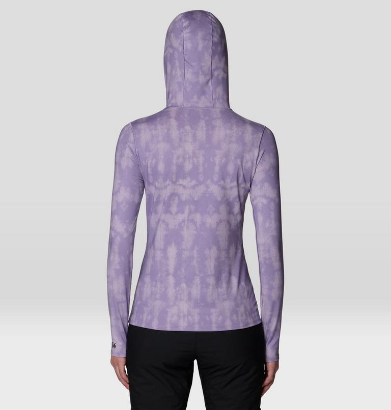 Women's Butter Up Hoody, Color: Violet Stone Shadowdye XS Print, image 2