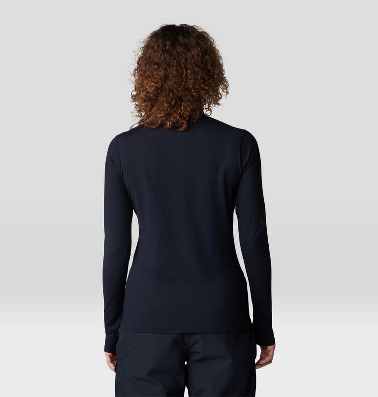 Women's Butter Up Half Zip, Color: Black, image 2