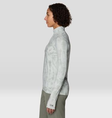 Women's Butter Up Half Zip, Color: Gamma Grey Shadowdye XS Print, image 11