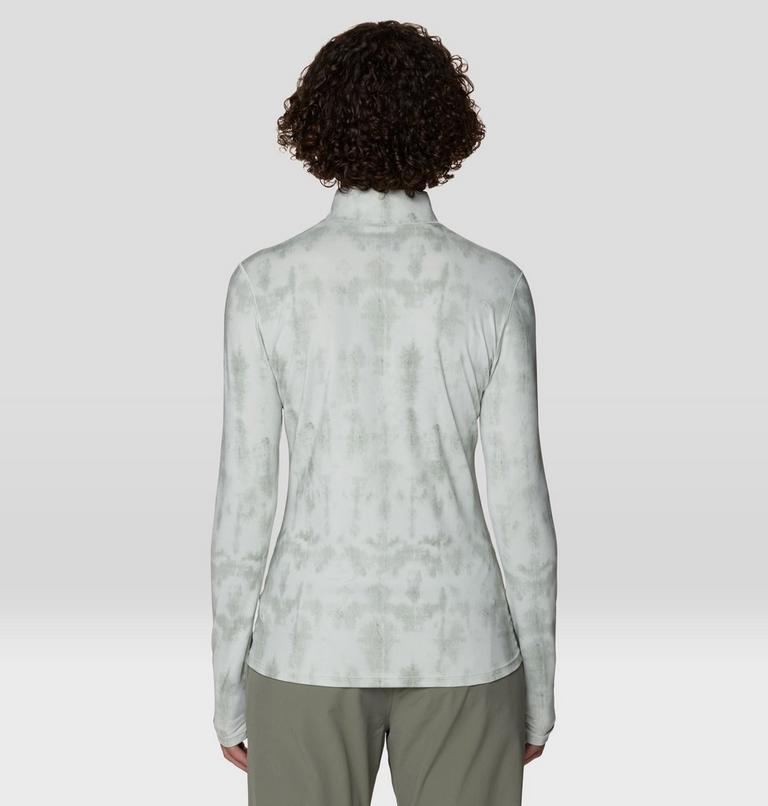 Women's Butter Up Half Zip, Color: Gamma Grey Shadowdye XS Print, image 2