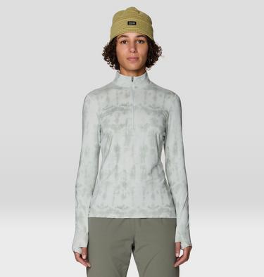 Women's Butter Up Half Zip, Color: Gamma Grey Shadowdye XS Print, image 9