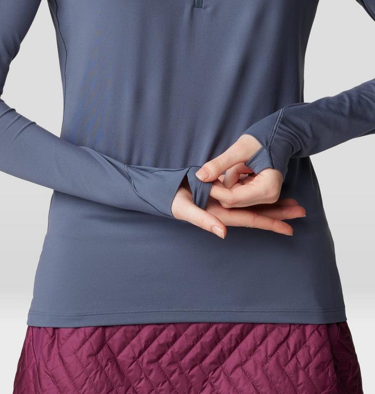 Women's Butter Up Half Zip, Color: Blue Slate, image 5