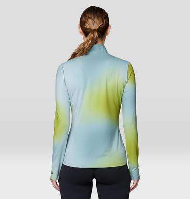 Women's Butter Up Half Zip, Color: Blue Sage Multi Ombre Print, image 6