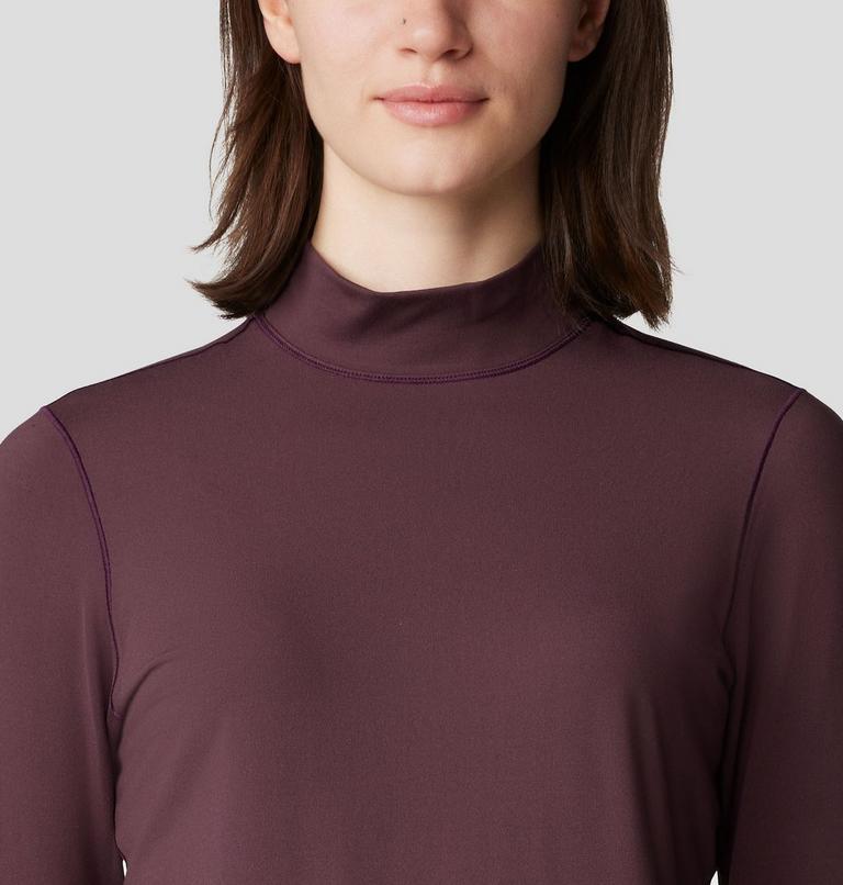 Women's Butter Up Mockneck, Color: Blackberry, image 4