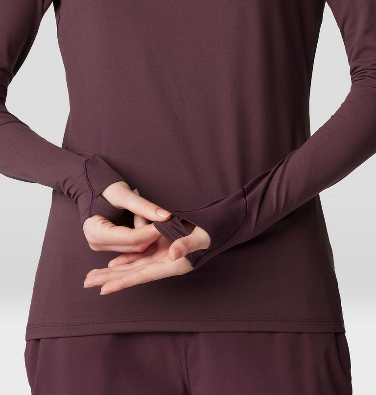 Women's Butter Up Mockneck, Color: Blackberry, image 5