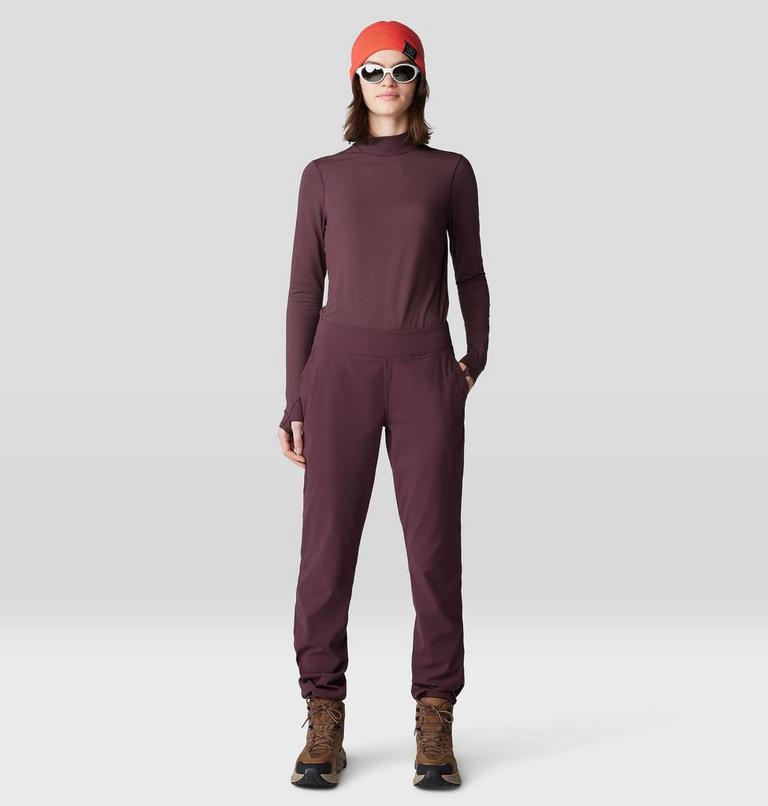 Women's Butter Up Mockneck, Color: Blackberry, image 6