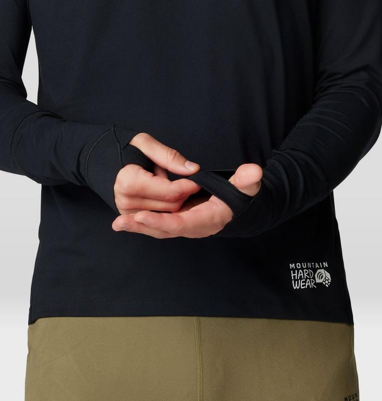 Men's Butter Up Long Sleeve Hoody, Color: Black, image 5