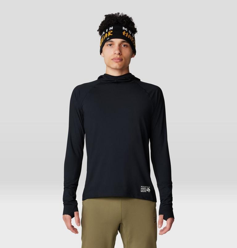 Men's Butter Up Long Sleeve Hoody, Color: Black, image 1