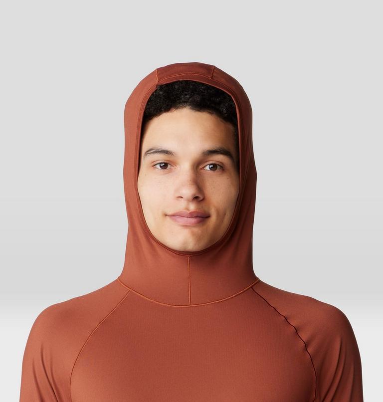 Men's Butter Up Long Sleeve Hoody, Color: Iron Oxide, image 4