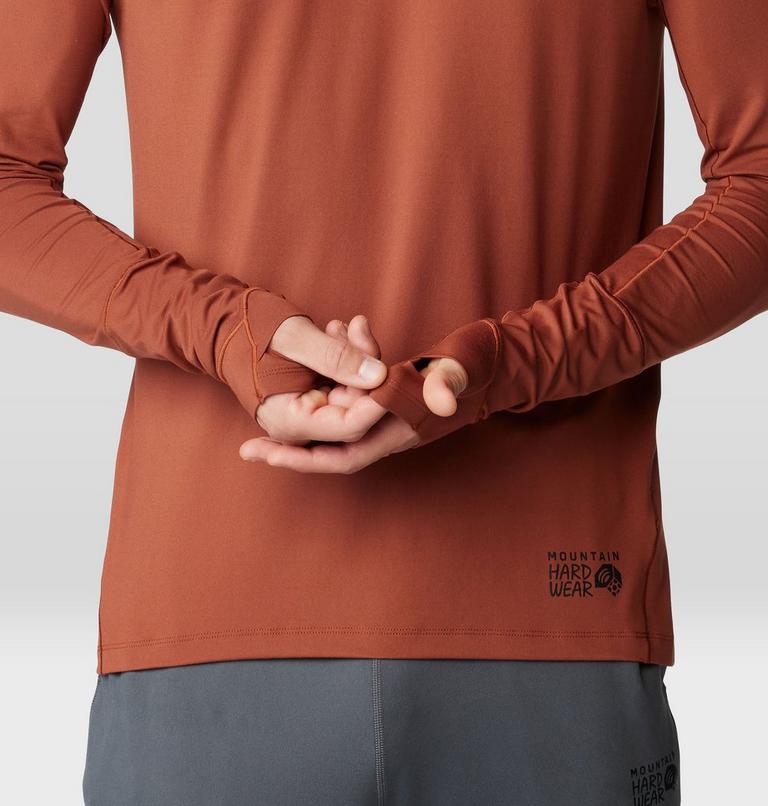 Men's Butter Up Long Sleeve Hoody, Color: Iron Oxide, image 5