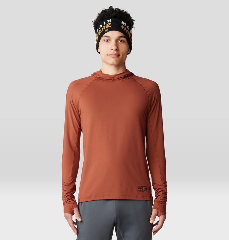 Men's Butter Up Long Sleeve Hoody, Color: Iron Oxide, image 6