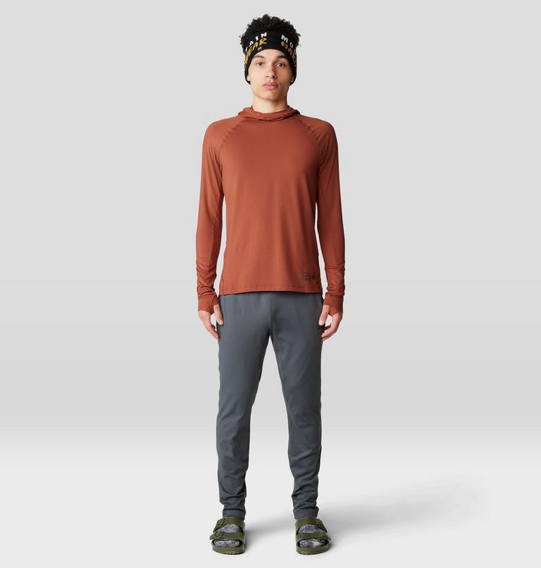 Men's Butter Up Long Sleeve Hoody, Color: Iron Oxide, image 7