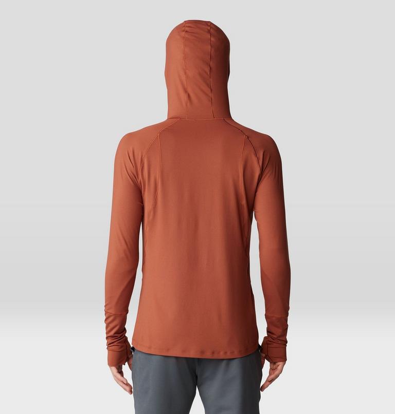 Men's Butter Up Long Sleeve Hoody, Color: Iron Oxide, image 2