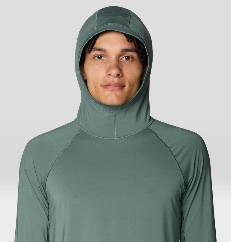 Men's Butter Up Long Sleeve Hoody, Color: Thunderhead Grey, image 5