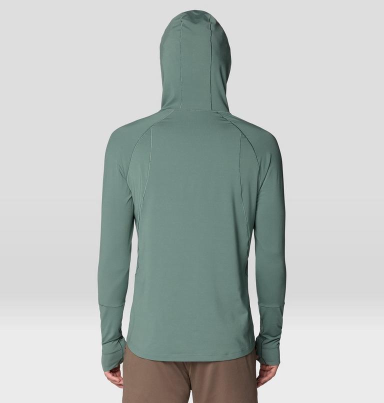 Men's Butter Up Long Sleeve Hoody, Color: Thunderhead Grey, image 2
