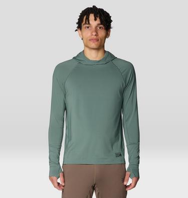 Men's Butter Up Long Sleeve Hoody, Color: Thunderhead Grey, image 5