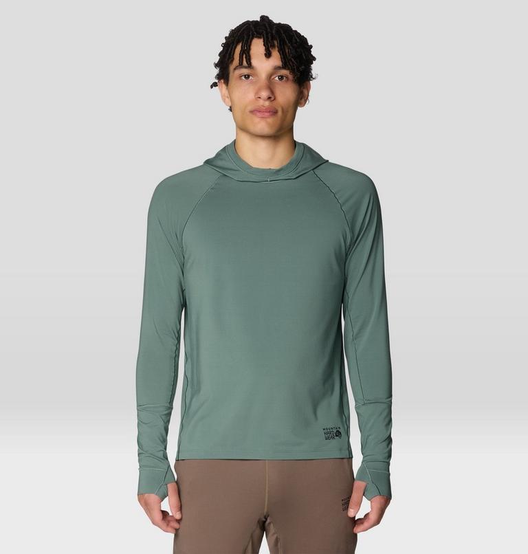 Men's Butter Up Long Sleeve Hoody, Color: Thunderhead Grey, image 1