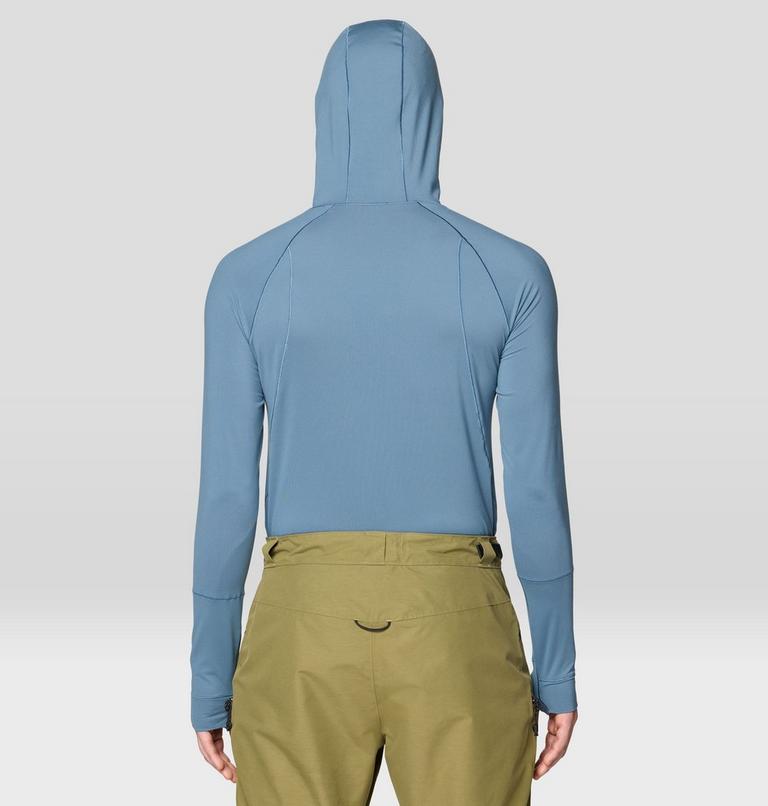 Men's Butter Up Long Sleeve Hoody, Color: Adriatic Blue, image 2