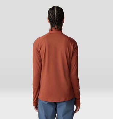 Men's Butter Up Long Sleeve Half Zip, Color: Iron Oxide, image 2