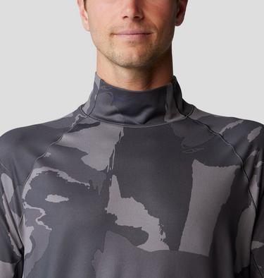 Men's Butter Mockneck, Color: Volcanic Snowdrifts Print, image 8