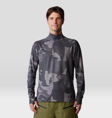Men's Butter Mockneck, Color: Volcanic Snowdrifts Print, image 5