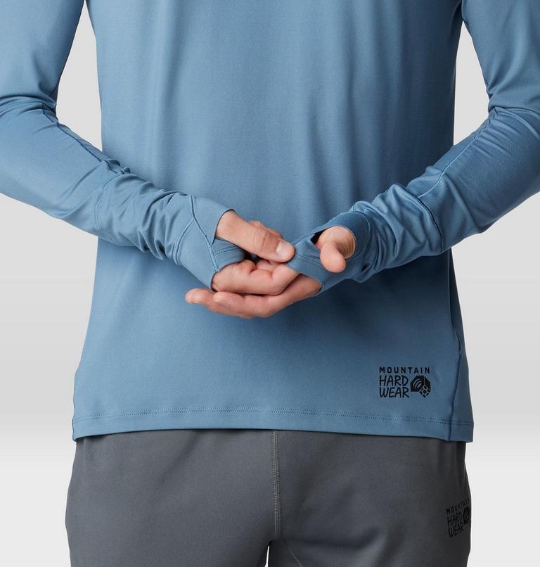 Men's Butter Mockneck, Color: Adriatic Blue, image 5