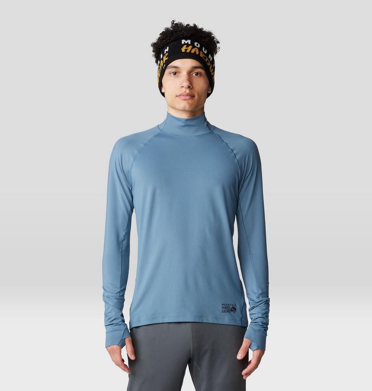 Men's Butter Mockneck, Color: Adriatic Blue, image 1