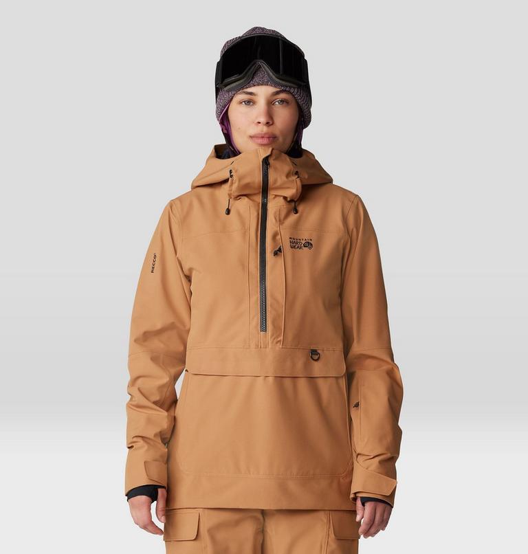 Women's Powder Maven Anorak, Color: Copper Clay, image 1