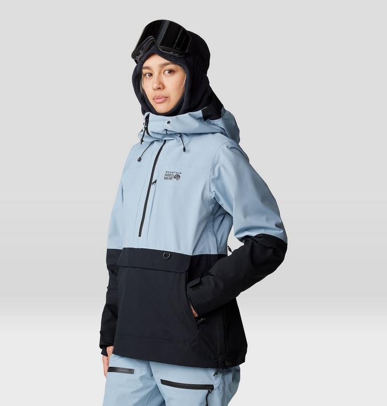 Women's Powder Maven Anorak, Color: Element, Black, image 12