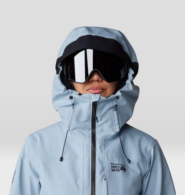 Women's Powder Maven Anorak, Color: Element, Black, image 4