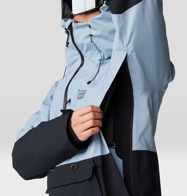 Women's Powder Maven Anorak, Color: Element, Black, image 8