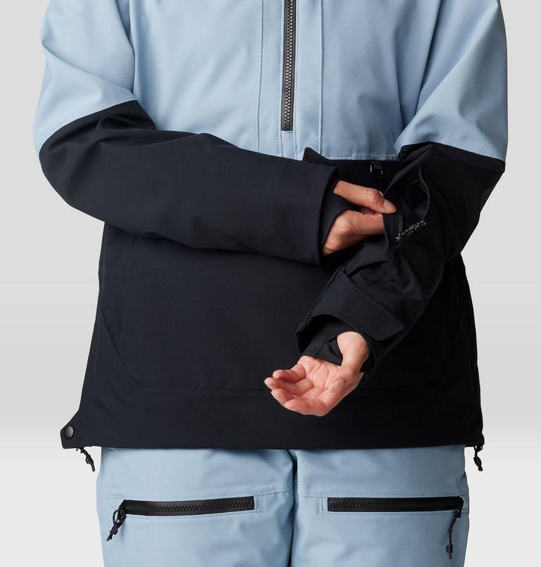 Women's Powder Maven Anorak, Color: Element, Black, image 10
