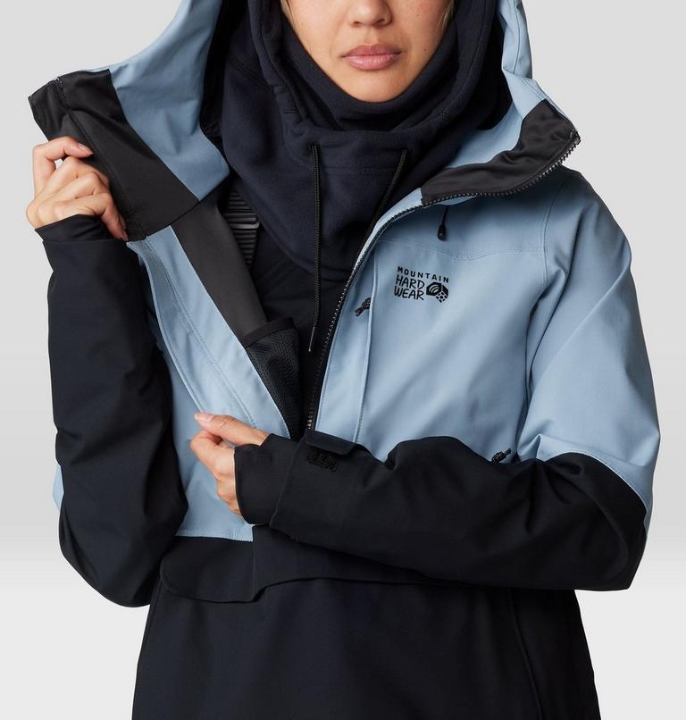 Women's Powder Maven Anorak, Color: Element, Black, image 11