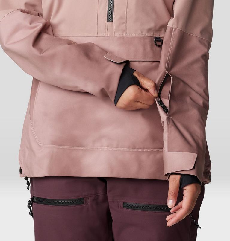 Women's Powder Maven Anorak, Color: Smoky Quartz, Smoky Quartz Vapors Print, image 12