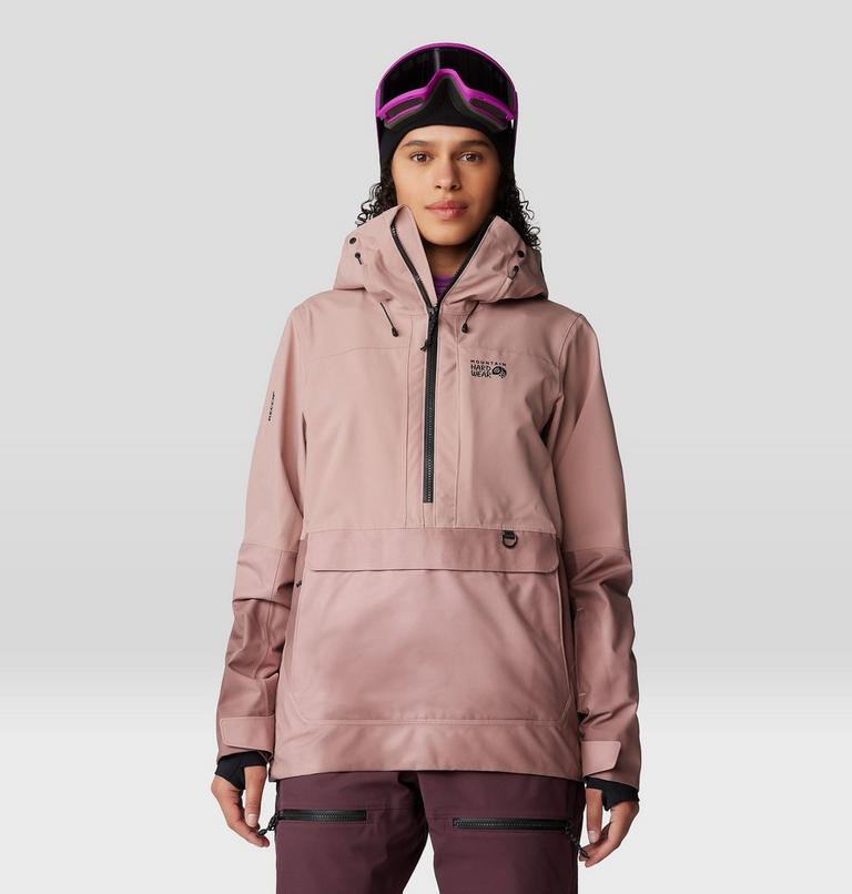 Women's Powder Maven Anorak, Color: Smoky Quartz, Smoky Quartz Vapors Print, image 13