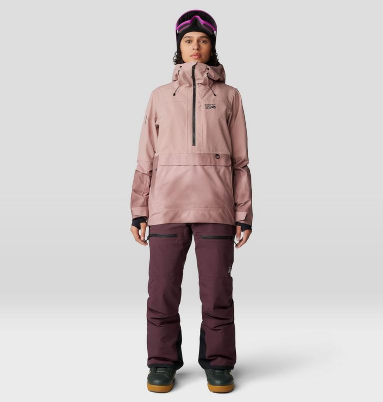 Women's Powder Maven Anorak, Color: Smoky Quartz, Smoky Quartz Vapors Print, image 14