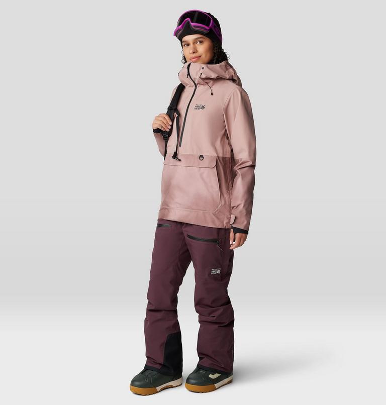 Women's Powder Maven Anorak, Color: Smoky Quartz, Smoky Quartz Vapors Print, image 15