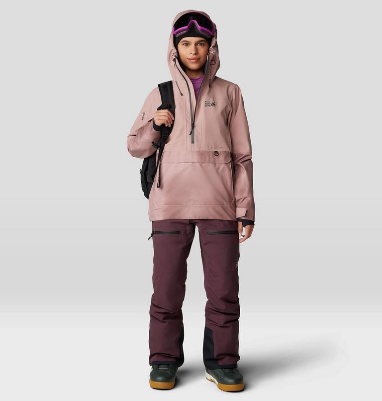 Women's Powder Maven Anorak, Color: Smoky Quartz, Smoky Quartz Vapors Print, image 17