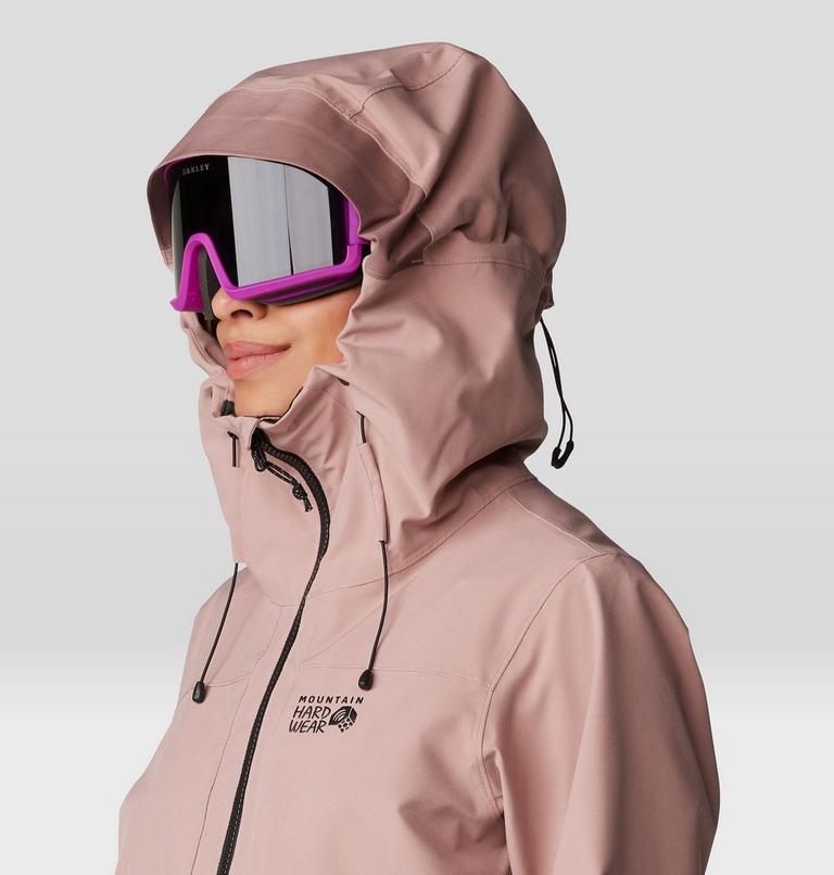 Women's Powder Maven Anorak, Color: Smoky Quartz, Smoky Quartz Vapors Print, image 5